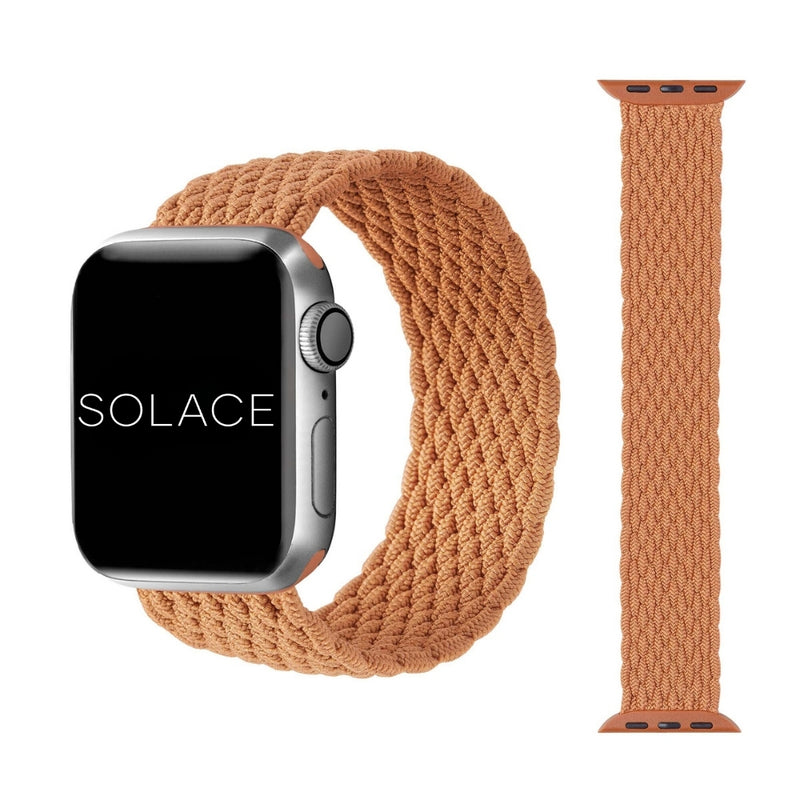 Grey braided Apple watch band compatible with 38,40,41,42,44,45,49mm
