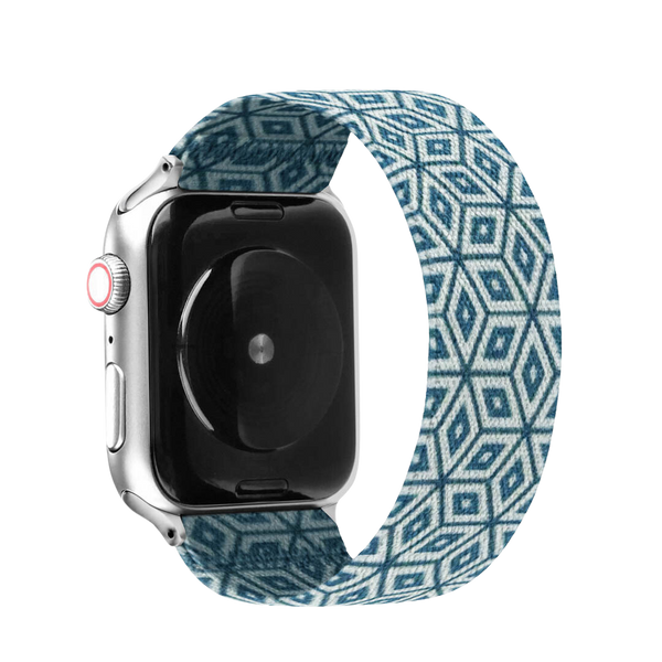 Illusion stretchy Nylon apple band Compatible with 38mm 40mm 41mm 42mm 44mm 45mm 49mm
