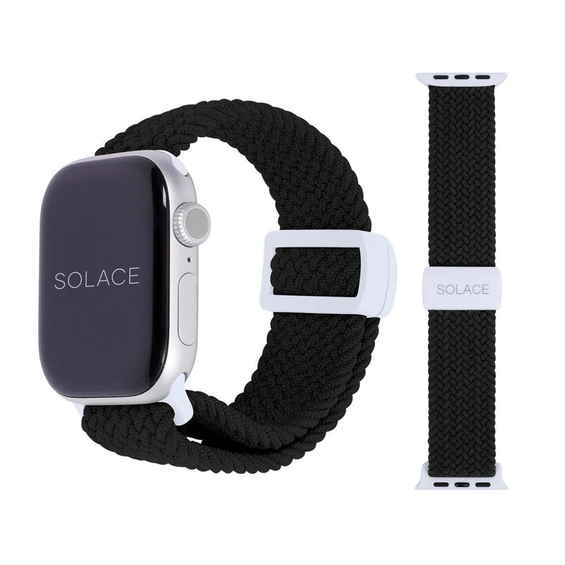 Grey adjustable braided Apple Watch band (38,40,41,42,45,49mm)