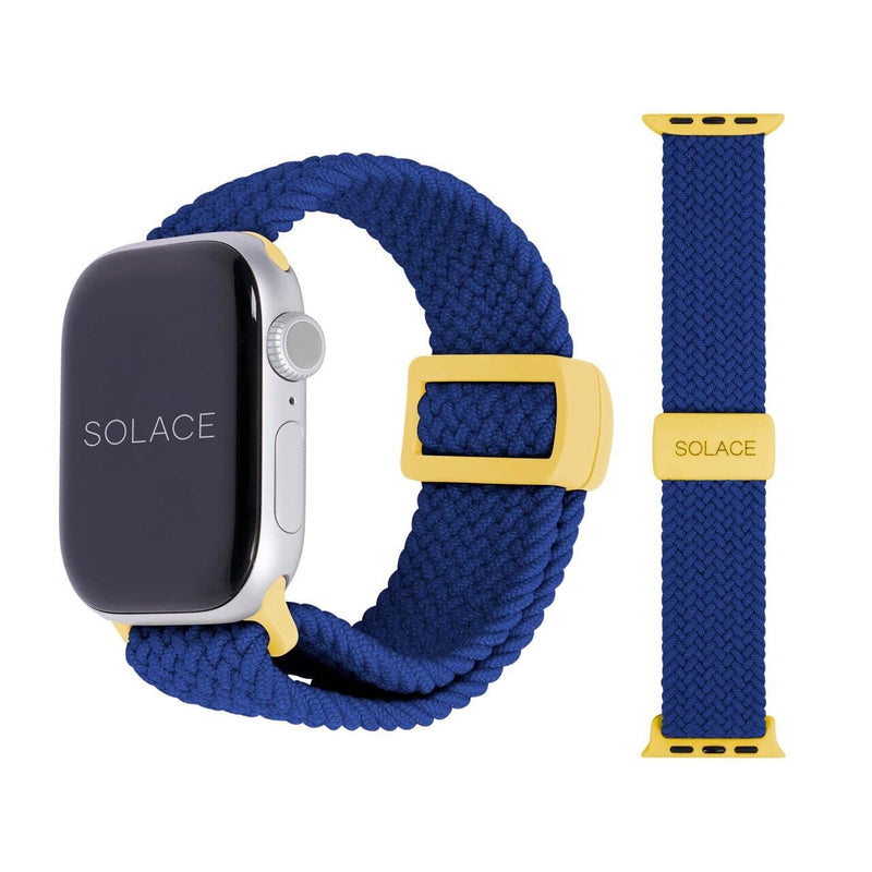 Grey adjustable braided Apple Watch band (38,40,41,42,45,49mm)