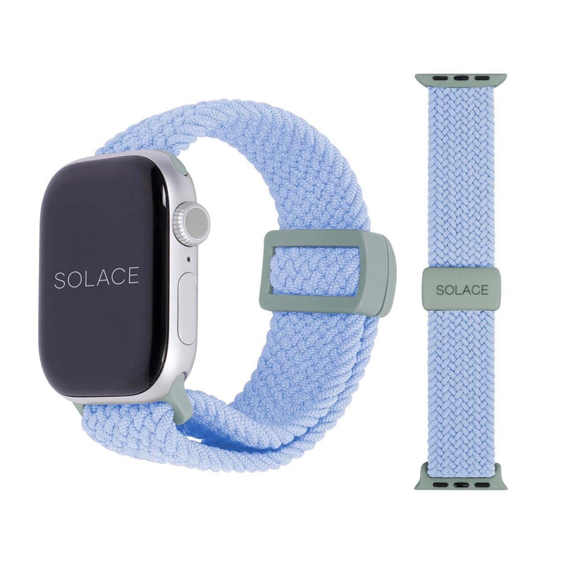 Grey adjustable braided Apple Watch band (38,40,41,42,45,49mm)