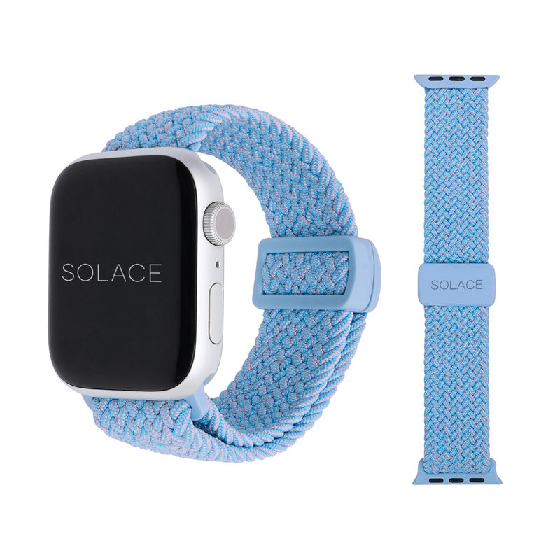 Grey adjustable braided Apple Watch band (38,40,41,42,45,49mm)